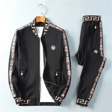 versace tracksuit men|Versace tracksuit men's price.